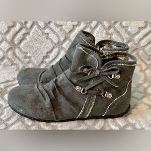 K9 Counter Smoke Black Lace-Up Ankle Boots Women’s Size 8 – NIB